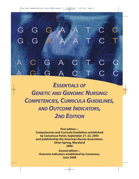 Essentials Of Genetic And Genomic Nursing Competencies