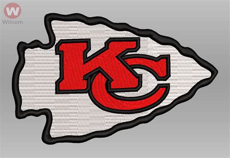 Nfl Kansas City Chiefs Machine Embroidery Design Pattern Etsy