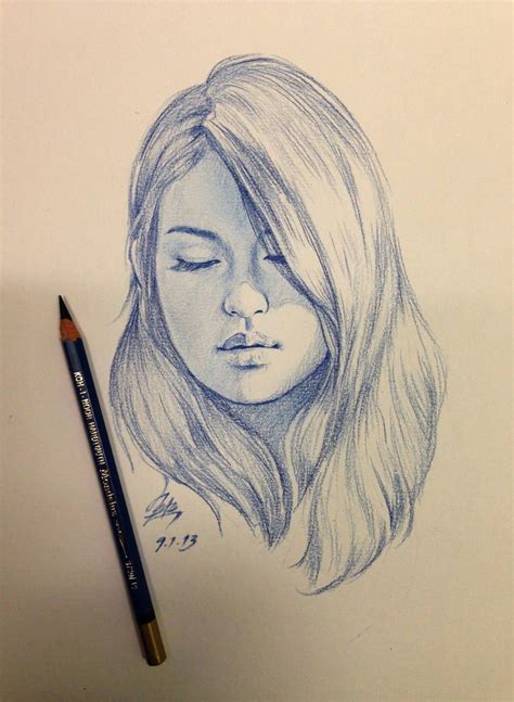 Thinking About You By Chingybta On Deviantart Girl Face Drawing