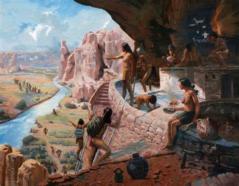 Anasazi Cliff Dwellers Of The 13th Century By Jim Carson Пещерная