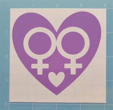 lesbian pride decal lesbian symbol laptop stickers decals etsy