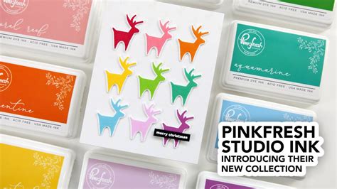 New Dye Inks From Pinkfresh Studio Youtube