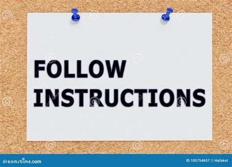 Follow Instructions Concept Stock Illustration Illustration Of Online
