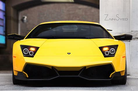 Hd Wallpaper Yellow Lamborghini Murcielago Tuning Supercar