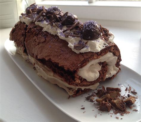 Chocolate And Chestnut Roulade Roulade Desserts Top Recipes