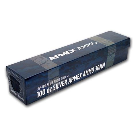 Buy 100 Oz Silver Bullet 30 Mm Cannon Apmex