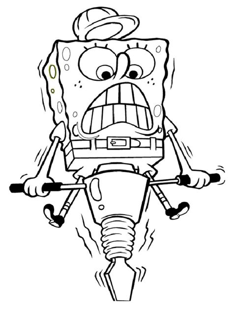 The star is a character who is a sea sponge. Kids Page: Spongebob Coloring Pages for Kids