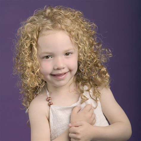 Spiraling Curls For A Little Girl Simple Hair Styling