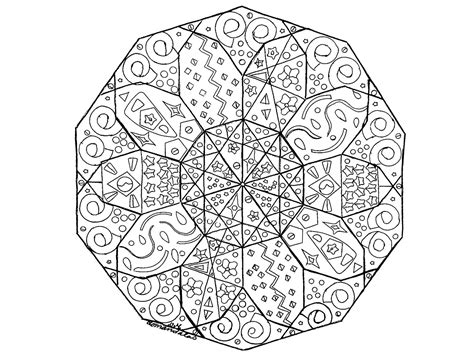 Coloring Pages For Adults Difficult Abstract
