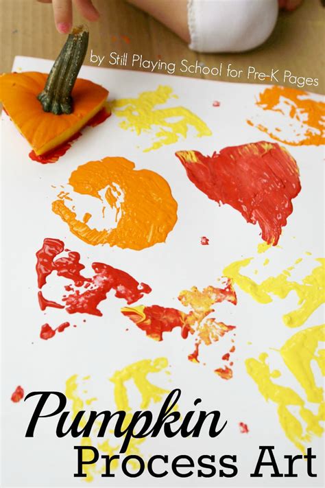 But if at first you don't succeed, change it a bit and try it next time! Pumpkin Art Exploration: Fun Fall Activity for Preschoolers