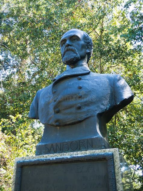 John B Sanborn Bust Civil War Vicksburg Editorial Image Image Of