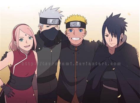 Team Seven Naruto Team 7 Naruto Teams Naruto Shippuden Sasuke