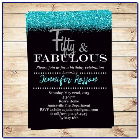 Discover custom birthday invitations templates in various styles and colors, featuring unique font, lovely decorations and filled with the birthday celebration designs. Free 50th Birthday Program Template
