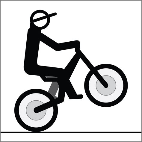 How to draw a bike (bicycle) easy step by step for kids, beginners 3☞ fanpage facebook drawing for kids: Draw Rider | Free Rider HD