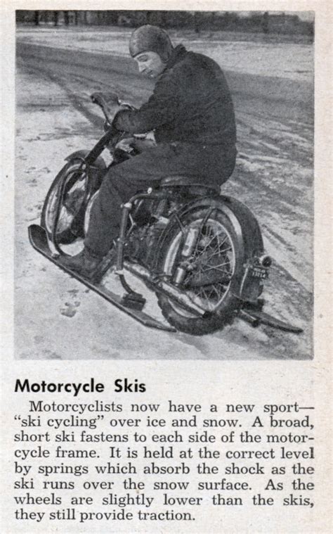 Motorcycle Skis Silodrome