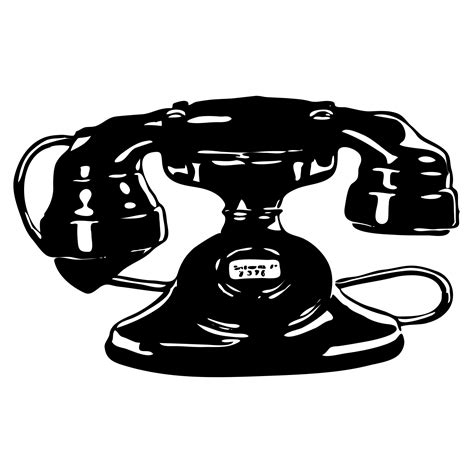 Vintage Telephone Silhouette Free Stock Photo Public Domain Pictures