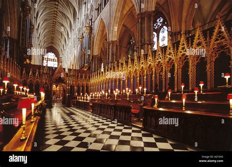 Choir Westminster Abbey London Stock Photo Alamy