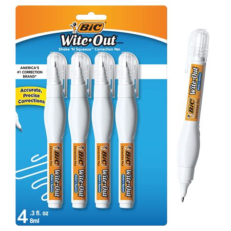 Buy Bic Wite Out Brand Shake N Squeeze Correction Pen 8 Ml Correction