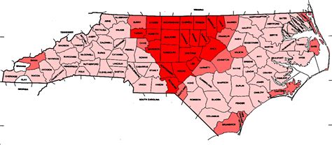 Nc County Map With Roads