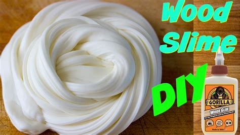 Wood Slime Diy Makeitmonday Making Wood Glue Slime Diy Test Youtube