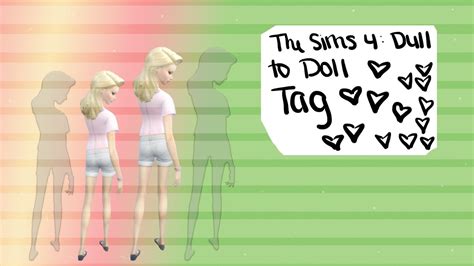 The Sims 4 Dull To Doll Tag Youtube