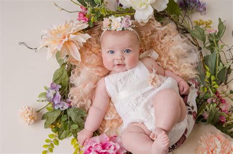 6 Month Old Girl Photo Ideas Archives Katie Corinne Photographys Blog