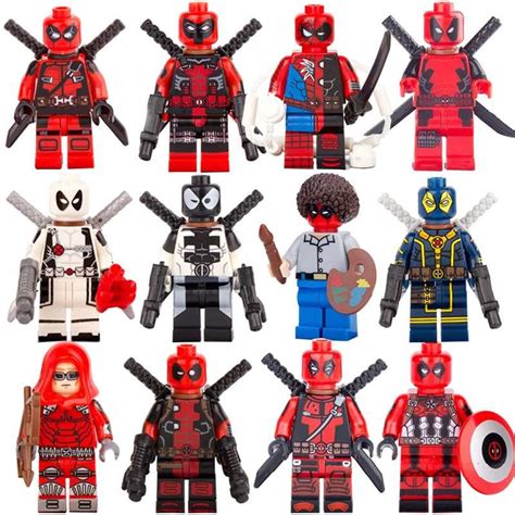 2019 New Marvel Deadpool 2 Minifigures Girl Deadpool Lego Compatible Toy