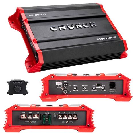 Crunch Monoblock Amplifier 2500 Watts