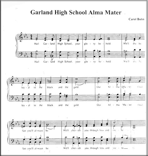 High School Alma Mater Songs Louisiana