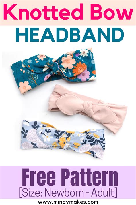 How To Make Simple Diy Headbands With Knotted Bow Artofit