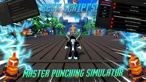 New Roblox Master Punching Simulator Script Gui Auto Farm And Auto