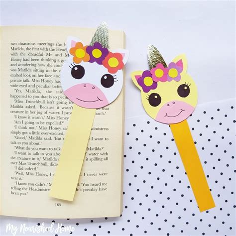 Unicorn Crafts For Kids Make This Fun Bookmark My Nourished Home