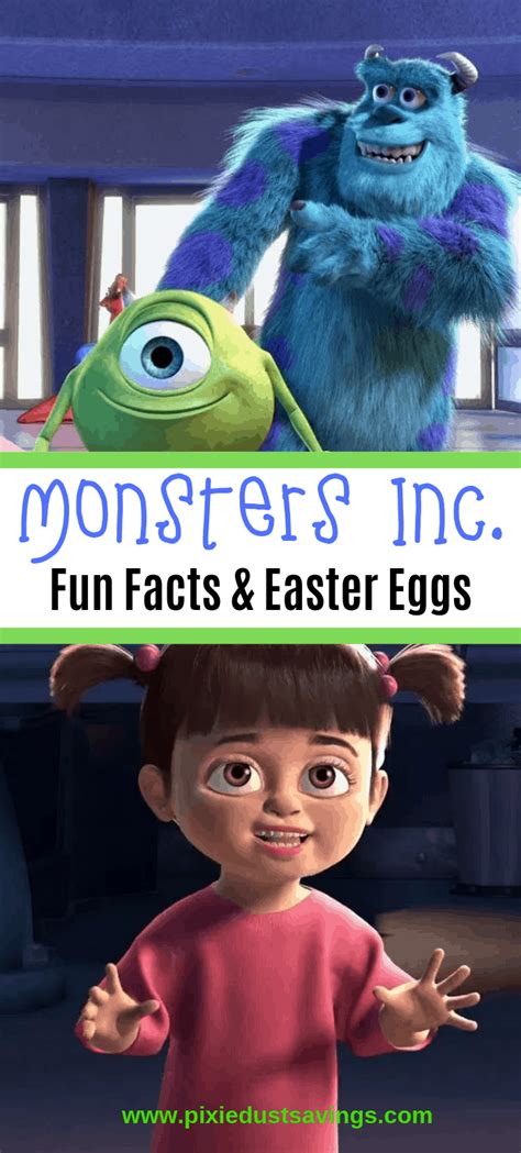 Monsters Inc Fun Facts And Easter Eggs