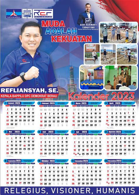 Cetak Kalender Partai Demokrat Udin Senen Saifuddin Maha Karya