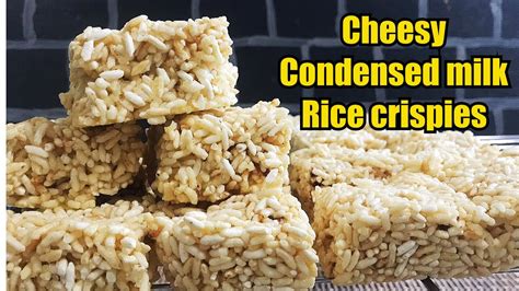 Melt 1 cup crunchy peanut butter, 6 tbsp honey, and 1/8 tsp salt together on low heat until melted and well combined. Homemade Cheesy Condensed Milk Rice Crispy Treats - YouTube