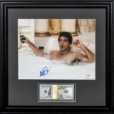 Lot Detail Al Pacino Signed Scarface Framed Photograph Psadna