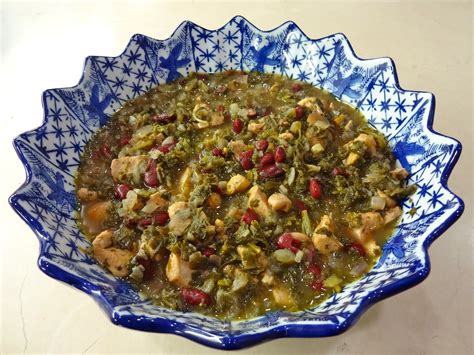 Persian Recipe Ghormeh Sabzi Green Herb Stew Elika Mahony