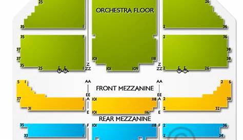 gershwin theater seating chart