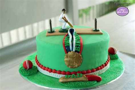 Cricket Themed Birthday Cake Amys Bake House