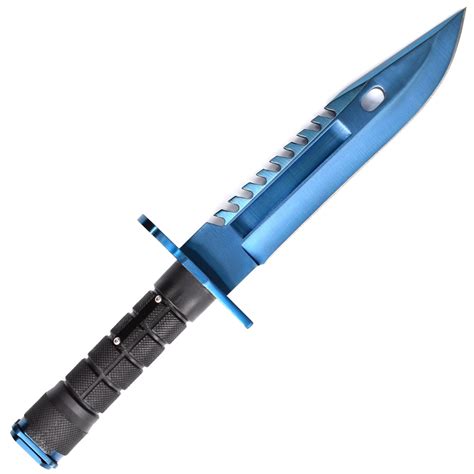 M9 Bayonet Blue Steel Irl Real Csgo Knife