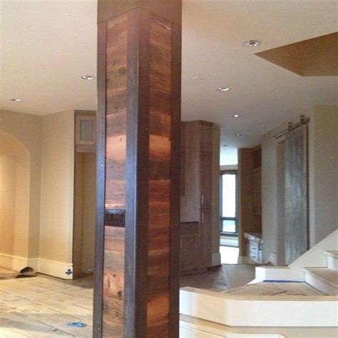 Wood Clad Column Columns Decor Wood Columns House Pillars