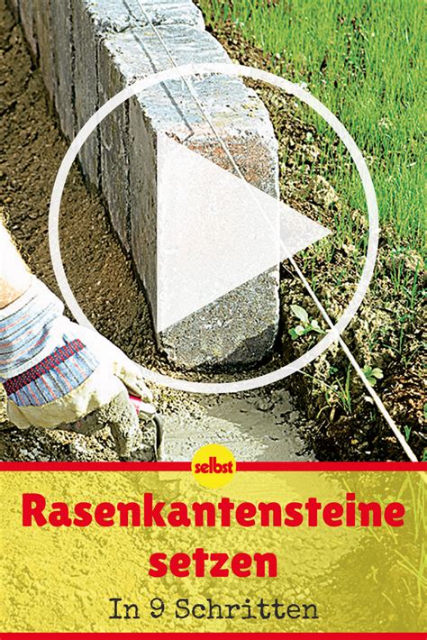 Rasenkantensteine können sie leicht selbst verlegen. Rasenkantensteine setzen | Rasenkantensteine, Rasen, Rasenkanten