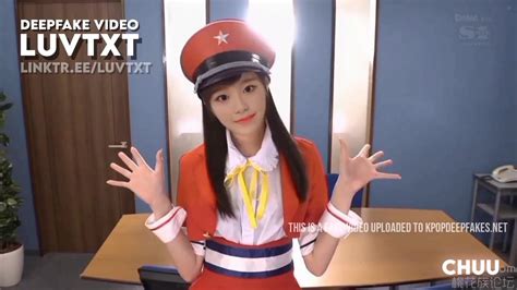 Fake Chuu Loona Dressed In Red Costume Is Sucking Dick Sexcelebrity