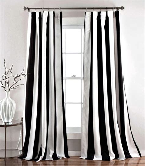 My Favorite Black And White Curtains Cuckoo4design In 2020 Striped