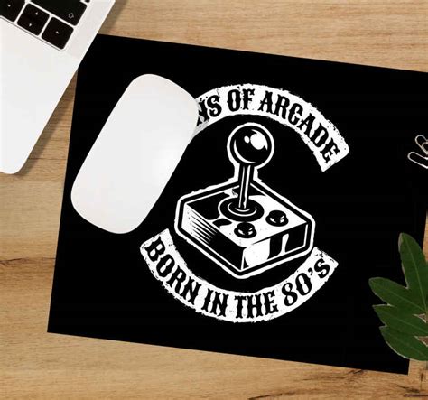 Sons Of The 80s Mousepad With Quotes Tenstickers