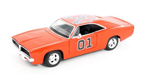 125 1969 Dodge Charger Rt General Lee Orange General Lee Diecast