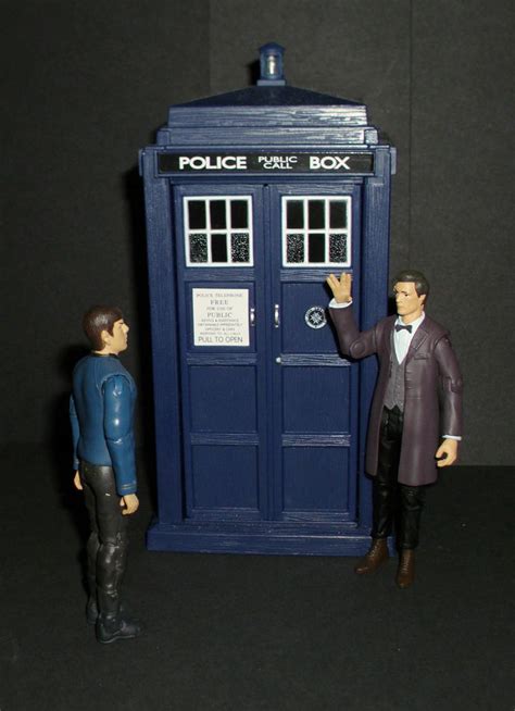 The 11th Doctor Meets Spock By Cyberdrone On Deviantart