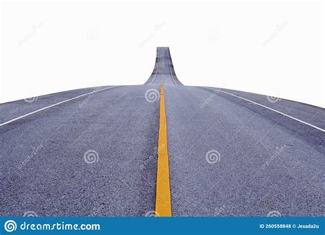 Asphalt Road With Lineshorizontal Road Texture Background Stock Photo