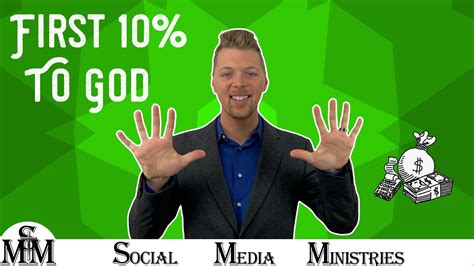 Tithe The First 10 Percent Of Your Income Back To God