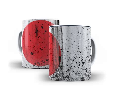  11  as despesas militares do japão são a sexta maior do mundo, com 59.3 bilhões de dólares orçados em 2012, o que representa apenas 1% do pib nacional por ano. Caneca Japão Bandeira País Oriente Ásia Porcelana no Elo7 ...